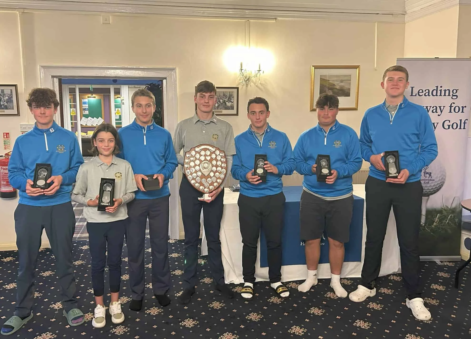 Hanbury Manor Win VER Shield at County Junior League Finals