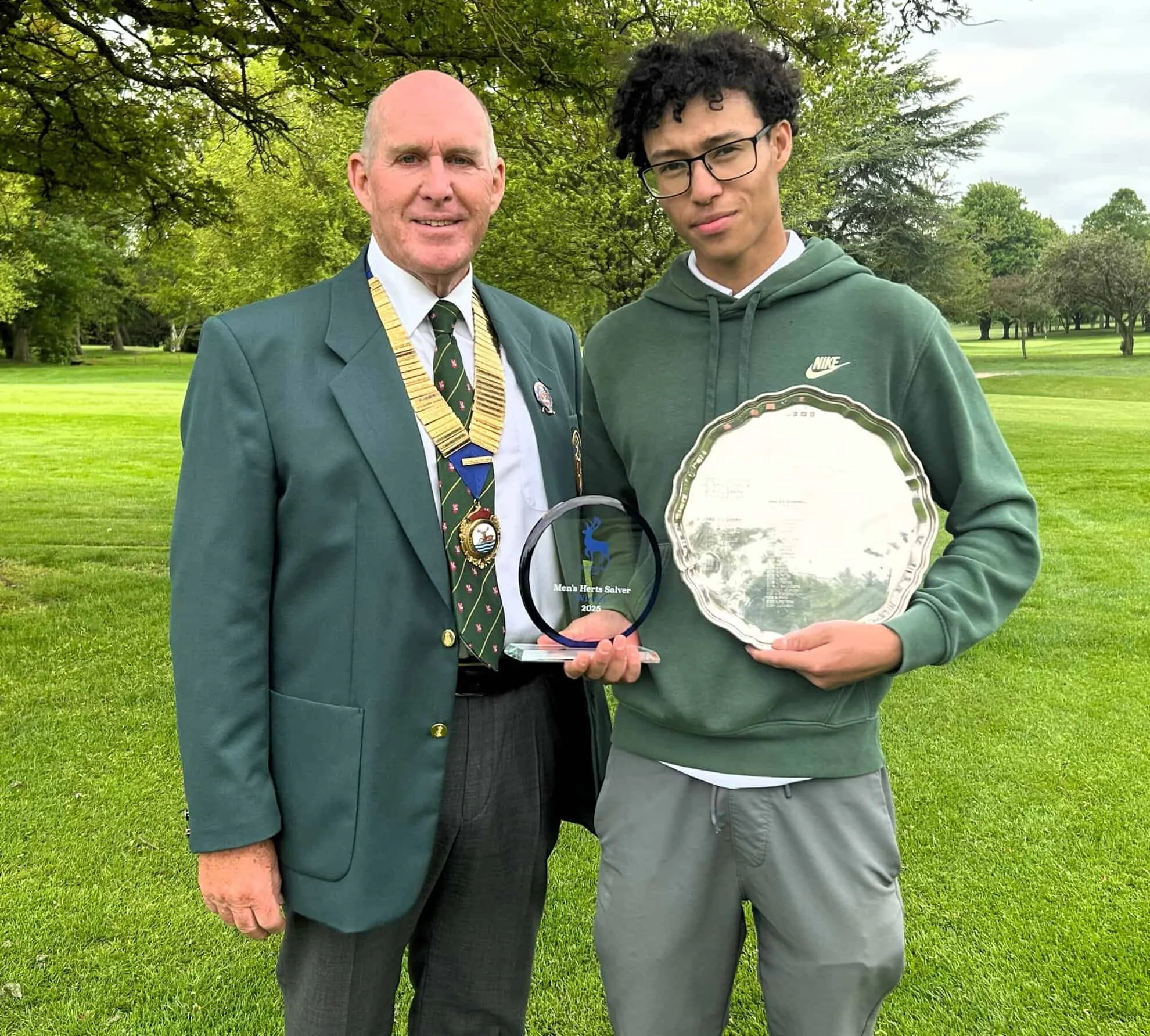 Mens Herts Salver winner 2025 – Ethan Akpan of Letchworth