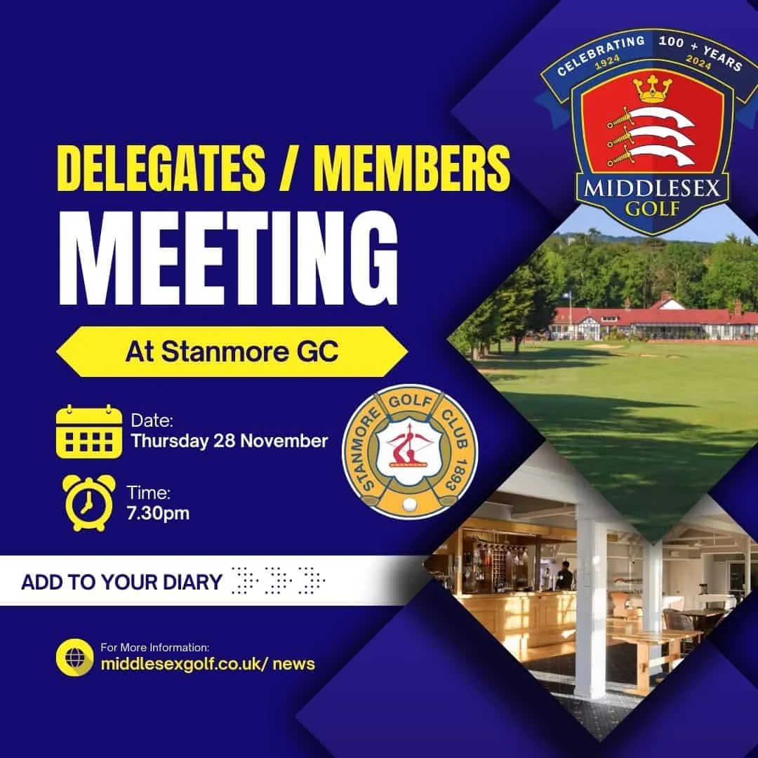 General Meeting at Stanmore GC on the 28th – you are all invited !
